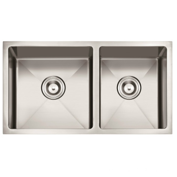 American Standard 3219 / 32"X19" 60/40 Hand Made Undermount Stainless Steel Sink Double Bowl Kitchen Sink Cupc